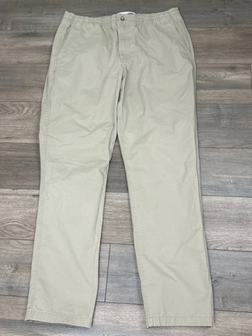 Polo Ralph Lauren Men XXL Beige Cotton Stretch Classic Fit Chino Pants
